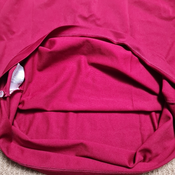 Nike Golf Mens Polo Shirt Fit Dry Sport Red Pro Size L - Picture 7 of 14